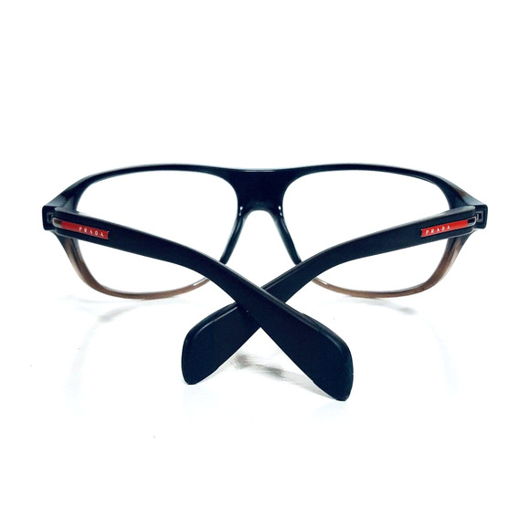 Prada Brown to Clear Wrap Glasses main image 11